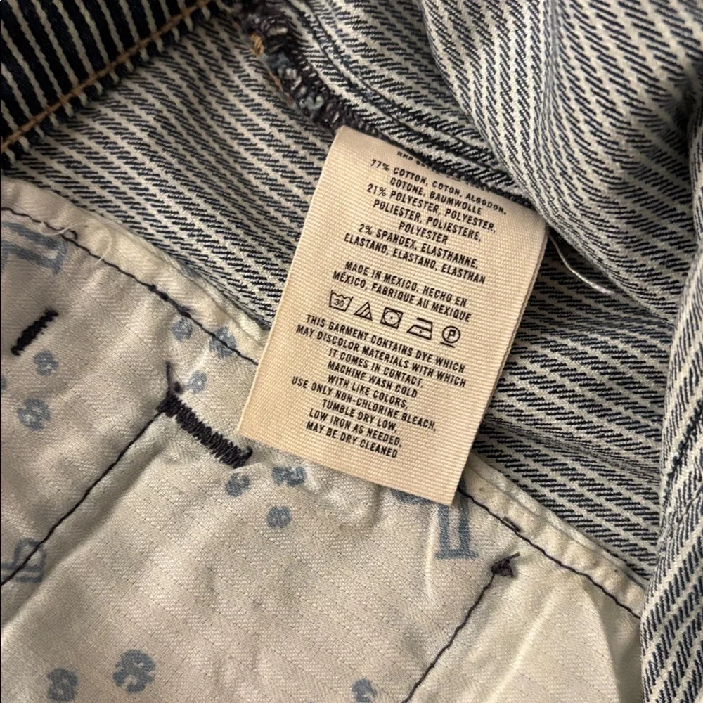 Pilcro Railroad Stripe Denim Shorts Size 31 - Picture 9 of 15
